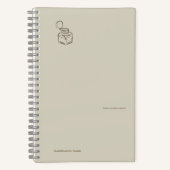 Ink pot- Forgotten Archive- Minimalist Notitieboek (Voorkant)