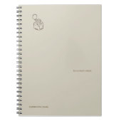 Ink pot- Forgotten Archive- Minimalist Notitieboek (Voorkant)