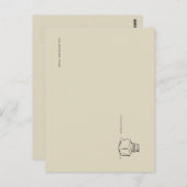 Ink Pot Minimalist Book Lover Briefkaart (Voorkant / Achterkant)