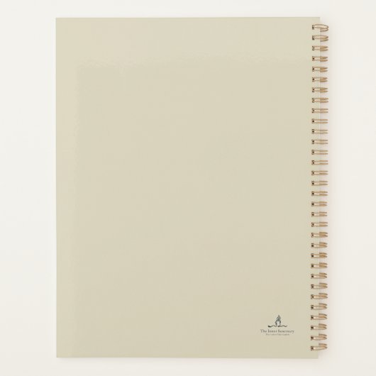 Ink Pot Minimalist Book Lover Planner (Achterkant)