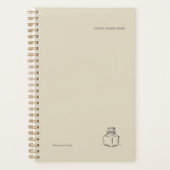 Ink Pot Minimalist Book Lover planner  (Voorkant)