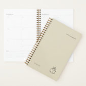 Ink Pot Minimalist Book Lover planner  (Display)