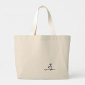 Ink Pot- Minimalist Book Lover- Tote Bag (Achterkant)