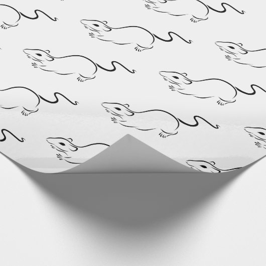 Ink Rat Cadeaupapier (Hoek)