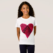 Ink Red Heart design T-shirt (Voorkant volledig)