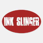 Ink Slinger Sticker (Voorkant)