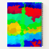 Ink Splash Abstracte kerstcadeautjes voor fijne ke Notitieboek (Achterkant)