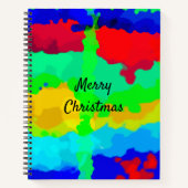 Ink Splash Abstracte kerstcadeautjes voor fijne ke Notitieboek (Voorkant)