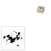 Ink Splatter Art Stamp Rubberstempel (Gestempeld)