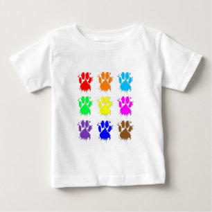 Ink Splatter Dog Paw Patroon