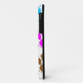 Ink Splatter Dog Paw Patroon Case-Mate iPhone Case (Achterkant/links)