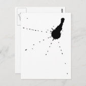 Ink Stain Briefkaart (Voorkant / Achterkant)