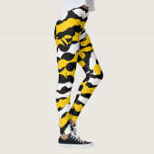 ink stripes yellow, black and white leggings (Rechts)