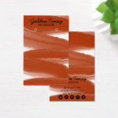 Ink Swipe Earring Ketting Jewelry Display Card Visitekaartje (Bureau)