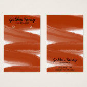Ink Swipe Earring Ketting Jewelry Display Card Visitekaartje (Voorkant /achterkant)