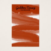 Ink Swipe Earring Ketting Jewelry Display Card Visitekaartje (Voorkant)