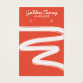 Ink Swipe Earring Ketting Jewelry Display Card Visitekaartje (Voorkant)