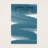 Ink Swipe Earring Ketting Jewelry Display Card Visitekaartje (Voorkant)