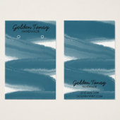 Ink Swipe Earring Ketting Jewelry Display Card Visitekaartje (Voorkant /achterkant)