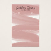 Ink Swipe Earring Ketting Jewelry Display Card Visitekaartje (Voorkant)