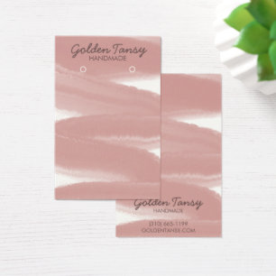 Ink Swipe Earring Ketting Jewelry Display Card Visitekaartje