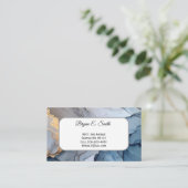 Ink Swirl Business Card Visitekaartje (Staand voorkant)