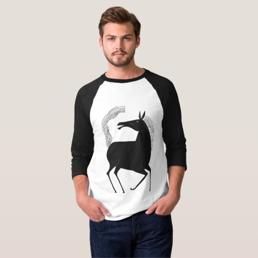 Ink Talking Fantasy V01 HORSE T-shirt (Voorkant volledig)