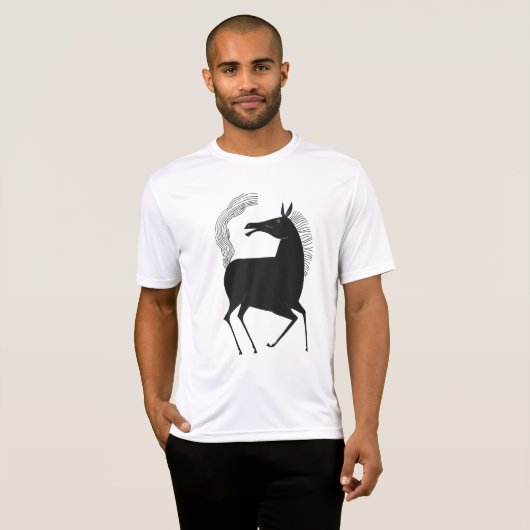Ink Talking Fantasy V01 HORSE T-shirt (Voorkant volledig)