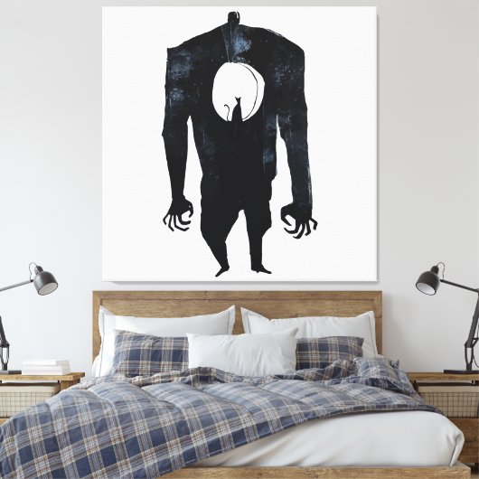 Ink Talking Fantasy V06 A Kat uit de hel Canvas Afdruk (Insitu (Slaapkamer))