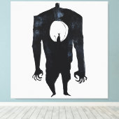 Ink Talking Fantasy V06 A Kat uit de hel Canvas Afdruk (Insitu (Houten vloer))