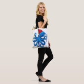 Ink Your Day: speelse octopusmetgezellen Tote Bag (Op model)