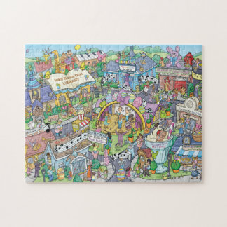 Inka Dinka Doo Stad Pasen Feest Legpuzzel