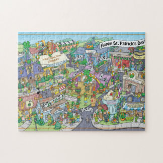 Inka Dinka Doo Town St. Patrick's Day Legpuzzel