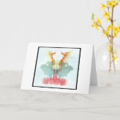 Inkblot 9.0 van Rorschach Kaart (Gele Bloem)