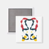 Inkblot Art Magneet (Voorkant / Achterkant)