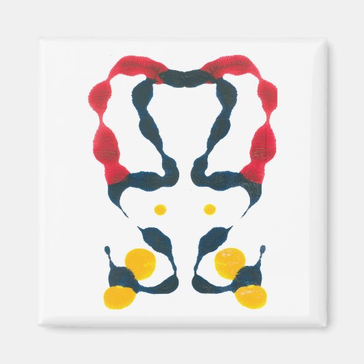 Inkblot Art Magneet (Voorkant)