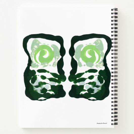 Inkblot Art Notitieboek (Achterkant)