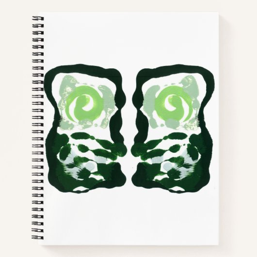 Inkblot Art Notitieboek (Voorkant)