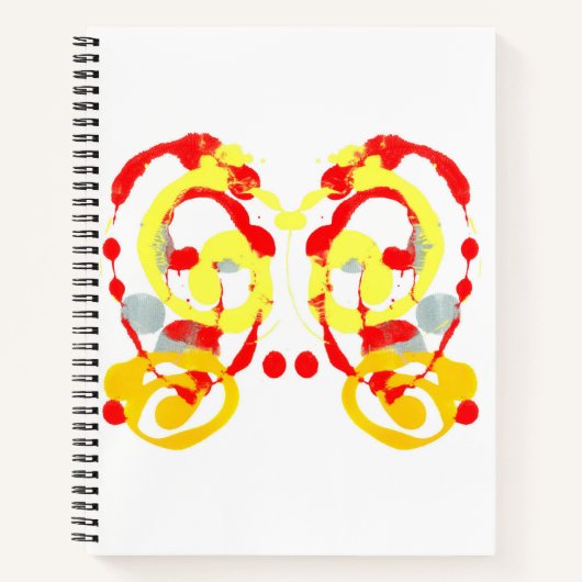 Inkblot Art Notitieboek (Voorkant)