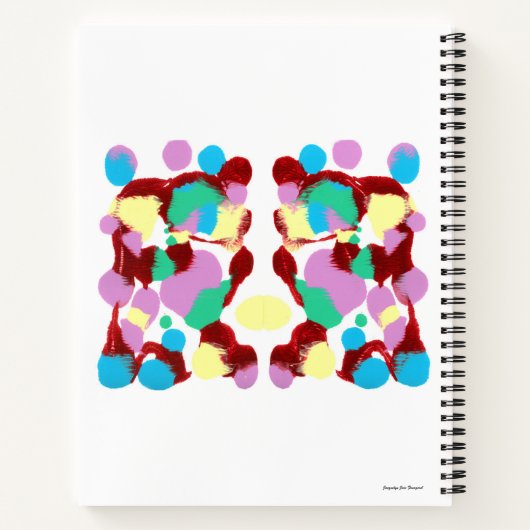 Inkblot Art Notitieboek (Achterkant)