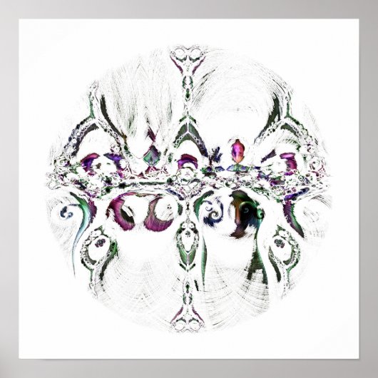 InkBlot - Asymmetry 1 Poster (Voorkant)