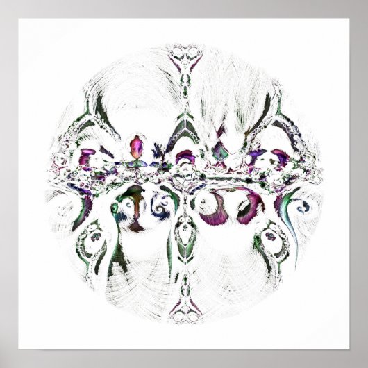 InkBlot - Asymmetry 2 Poster (Voorkant)