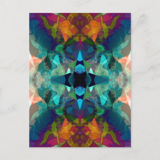 Inkblot Imagnatie Briefkaart (Voorkant)