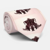 Inkblot Neckties (kaart 4) Stropdas (Opgerold)