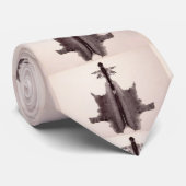 Inkblot Neckties (kaart 6) Stropdas (Opgerold)