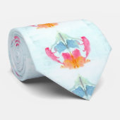 Inkblot Neckties (kaart 8) Stropdas (Opgerold)