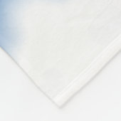Inkblot Ombre Blue Fleece Deken (Hoek)