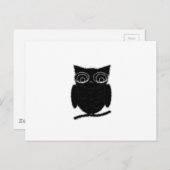 Inkblot Owl Briefkaart (Voorkant / Achterkant)