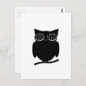 Inkblot Owl Briefkaart (Voorkant / Achterkant)