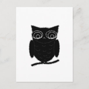 Inkblot Owl Briefkaart
